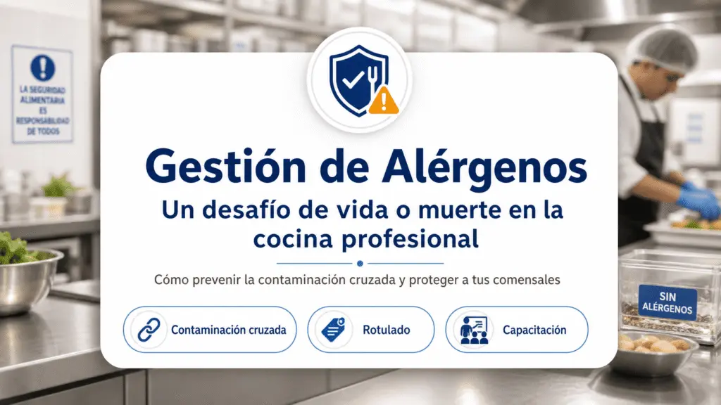Gestión de alérgenos: un desafío de vida o muerte en la cocina profesional