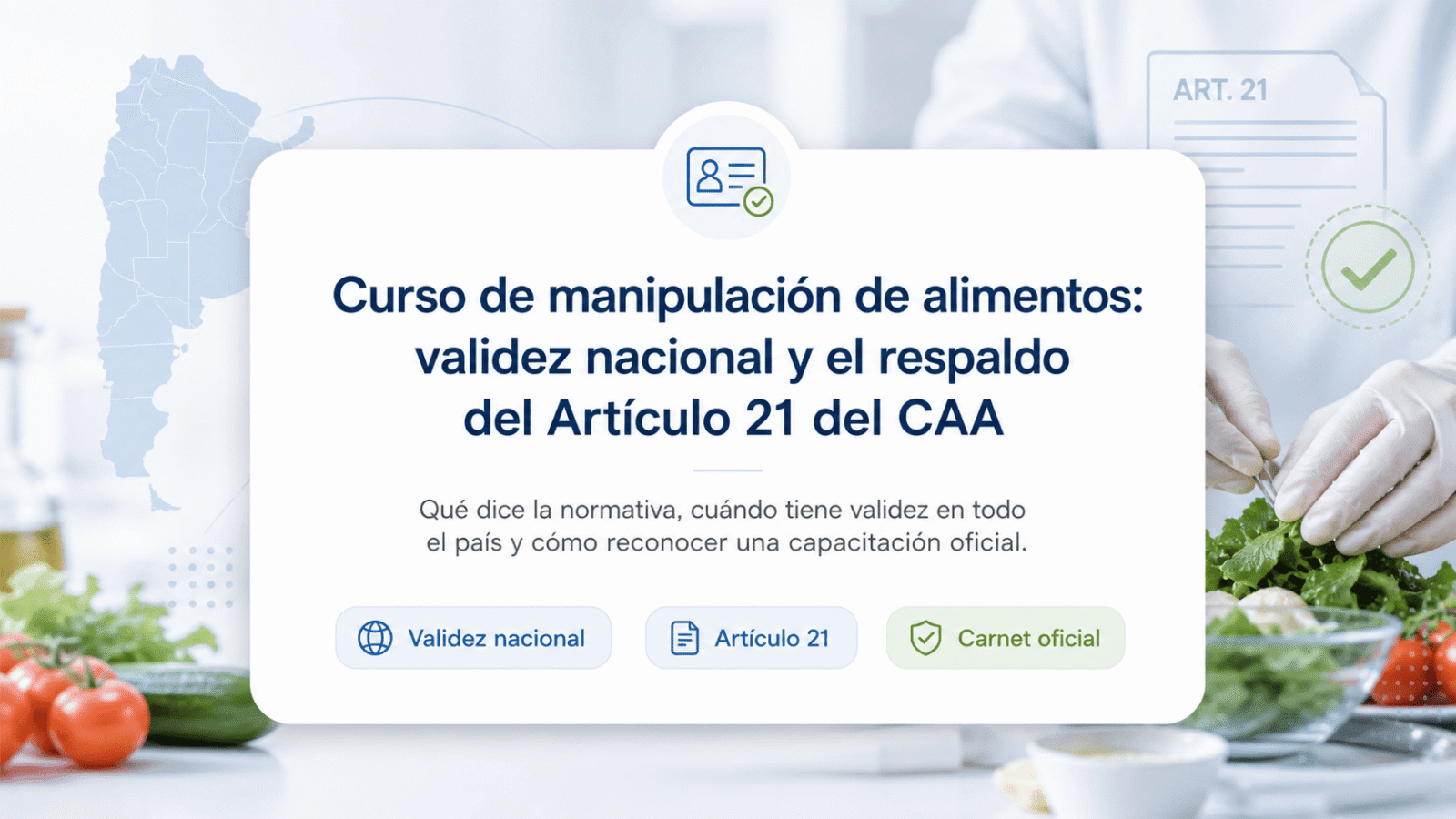 Curso de Manipulación de alimentos