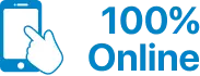 100% online